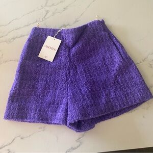 NWT Valentino Tweed Mini Short